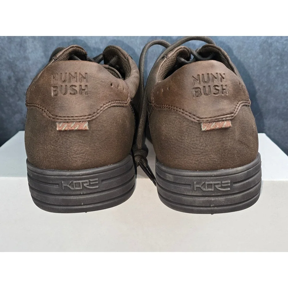 NWOT‎ Nunn Bush Kore City Walk Sneakers 84819-201 Brown Lace Up Mens 14